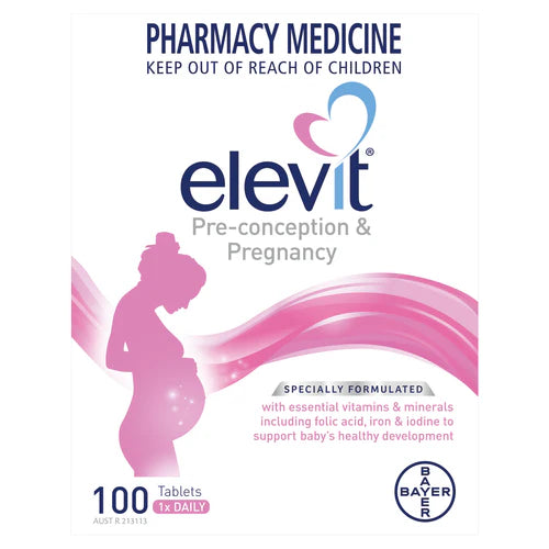 Elevit Rosa Elevit Preconception and Pregnancy Multivitamin 100 T... | Wellio NZ
