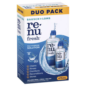 Renu Fresh Multi - Purpose Solution Duo Pack 355 mL 120 mL