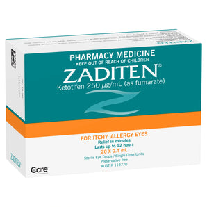 Zaditen Eye Drops 0.4ml 20pk