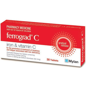 Ferrograd C 325mg + VitC 500mg 30 Tabs