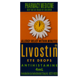 Livostin Antihistamine Allergy Eye Drops 4mL