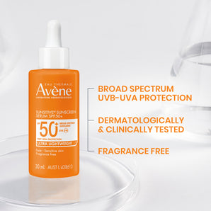 Avene Sunsitive Sunscreen Serum SPF50+ 30ml